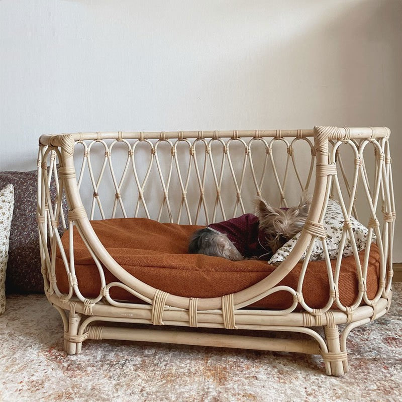 The Bower — handmade rattan pet bed