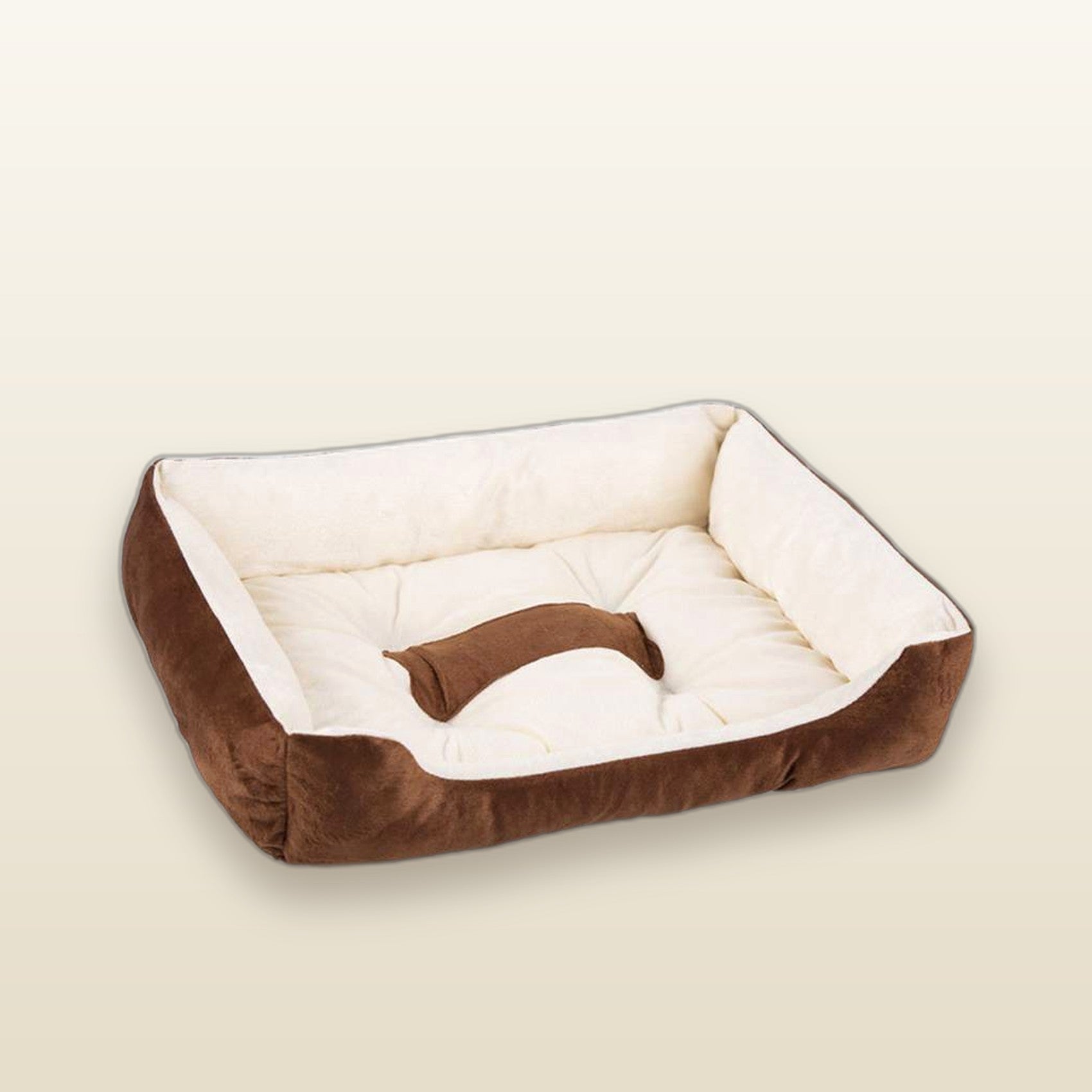The Calm — plush bolster bed, Velour