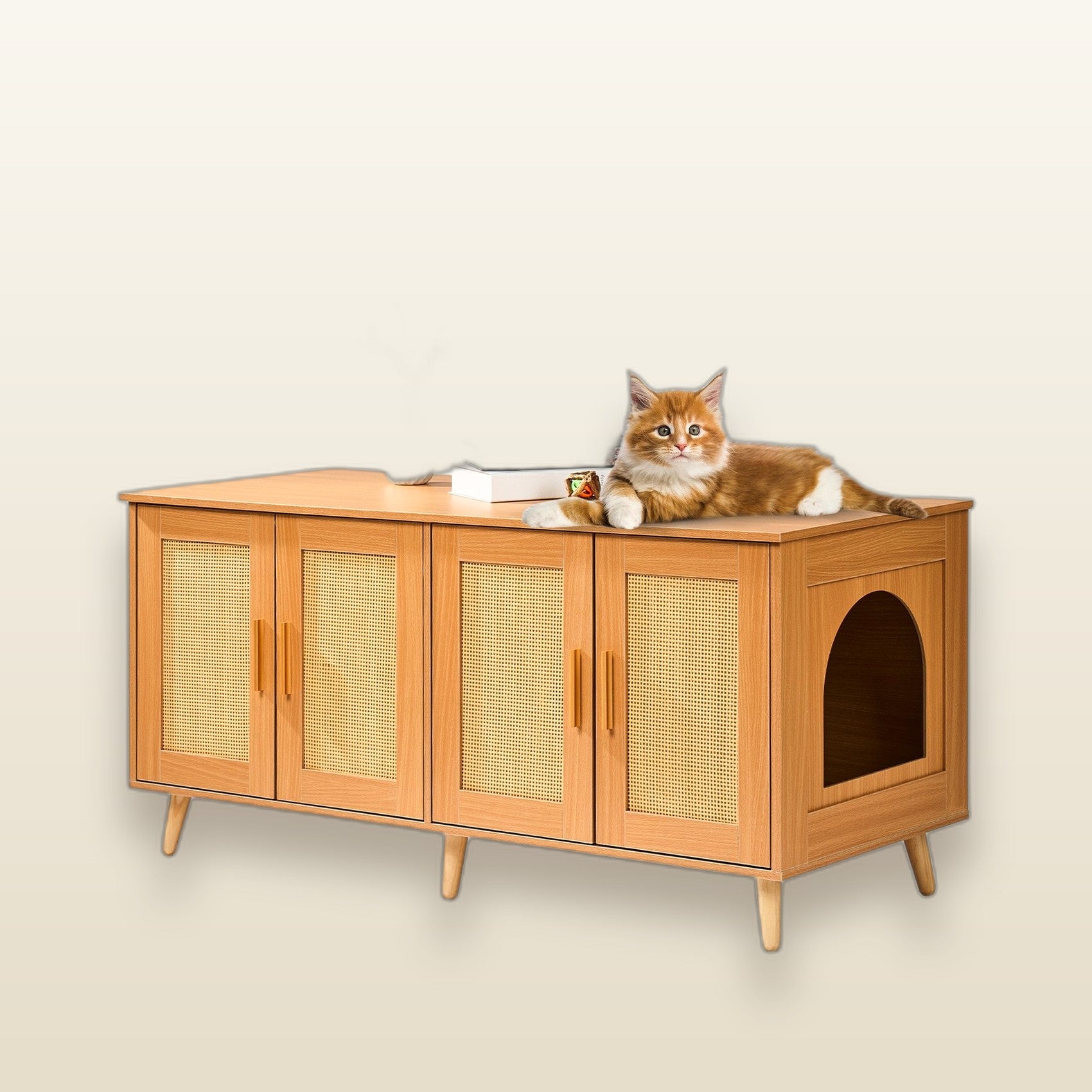 The Hide — litter cabinet, Velour
