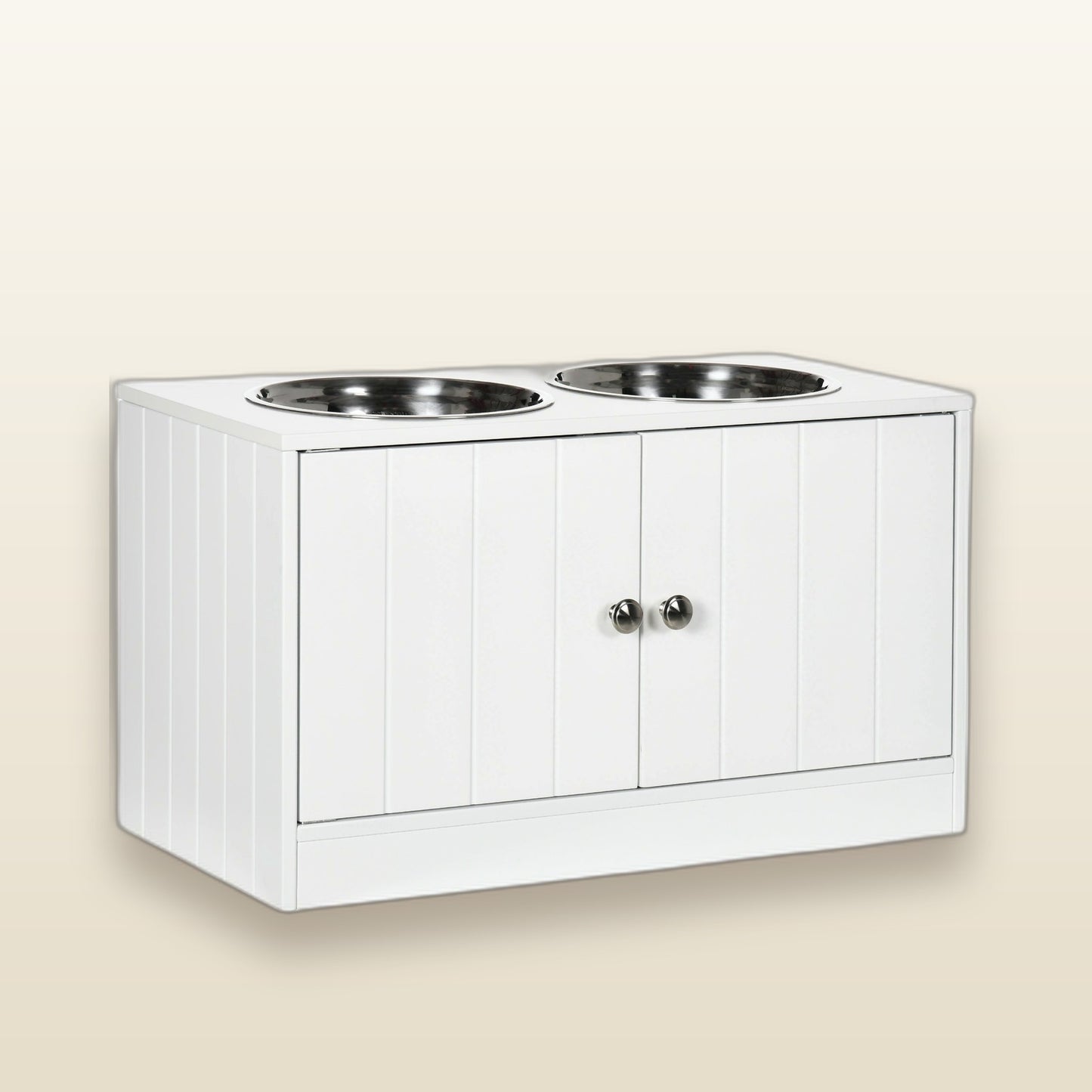 The Pantry — raised feeder with storage, Velour