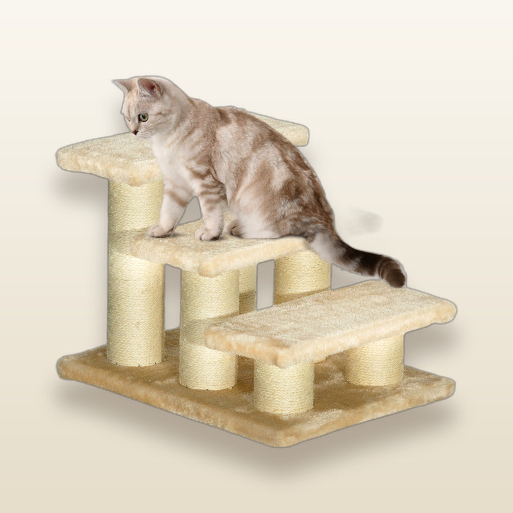 The Step — plush pet staircase, Velour